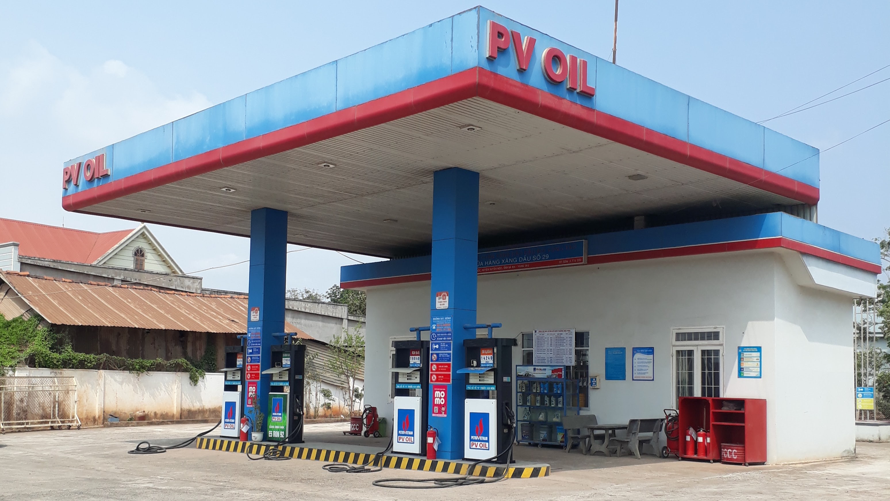 Bà Rịa - Vũng Tàu: Trạm sạc VinFast -Cửa hàng xăng dầu PVOIL số 29